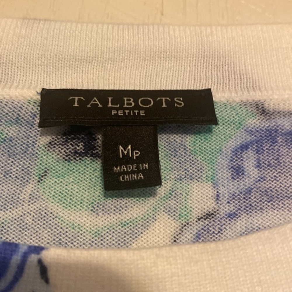 Talbots Floral Sweater - Picture 3 of 4